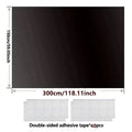 95-98% Blackout Curtain Cloth | Self-Adhesive Velcro Window Covering | Bedroom, Nursery & Shift Workers