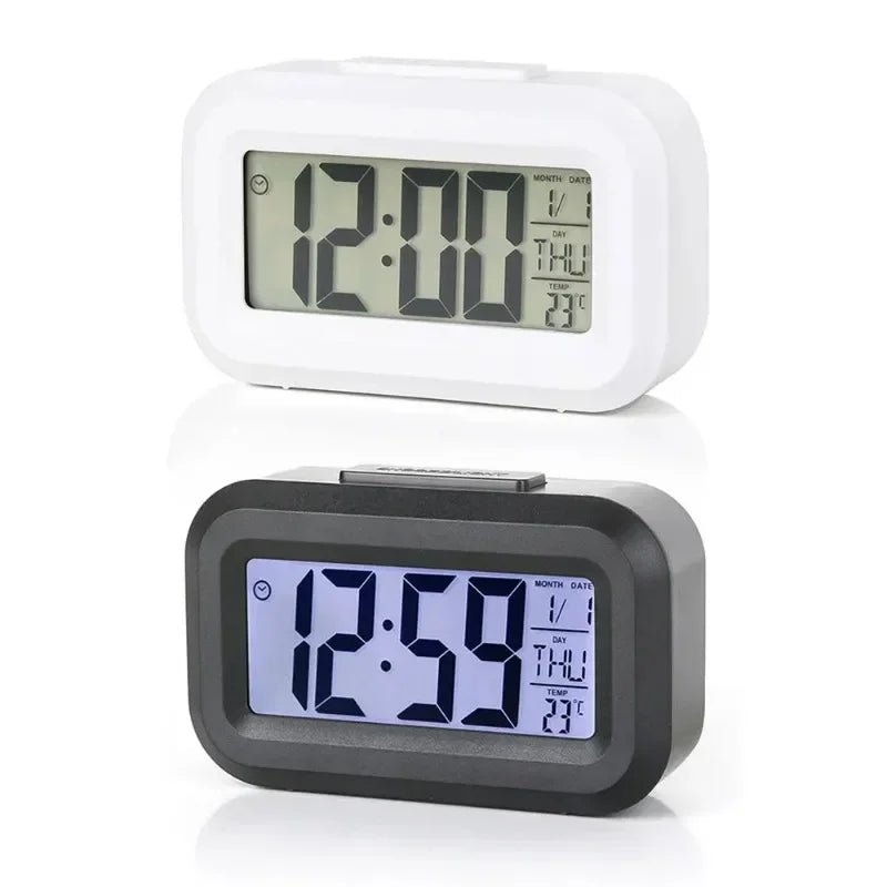 LED Digital Desk Clock | Alarm, Temperature & Date Display | Bedroom & Home Office