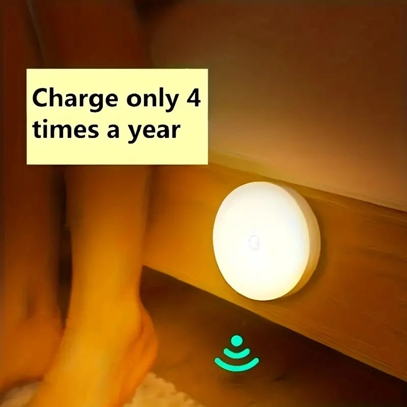Wireless Motion Sensor Night Light | USB Rechargeable | Bedroom, Hallway & Staircase