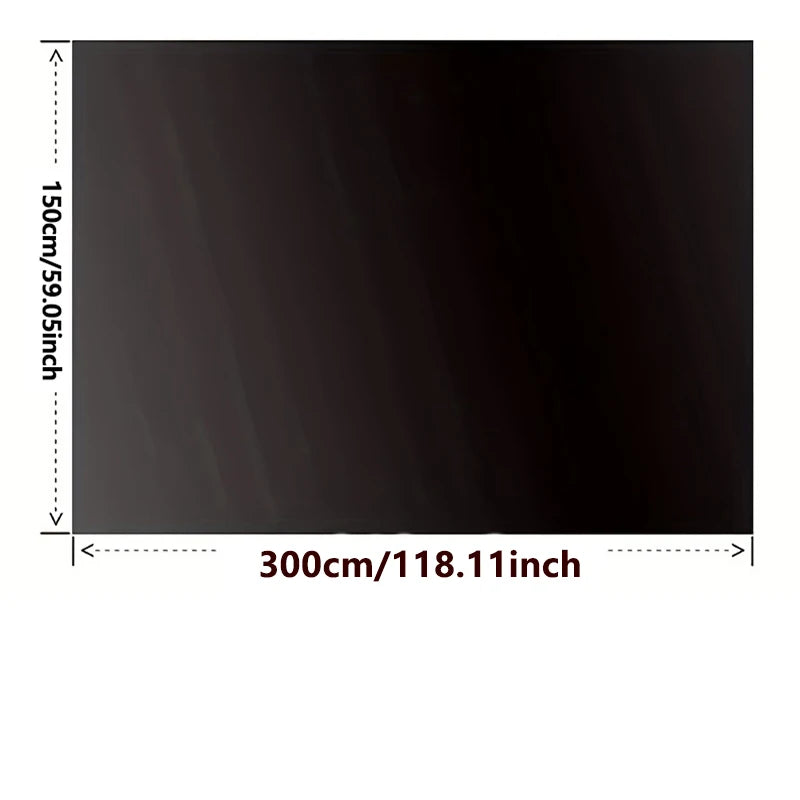 95-98% Blackout Curtain Cloth | Self-Adhesive Velcro Window Covering | Bedroom, Nursery & Shift Workers