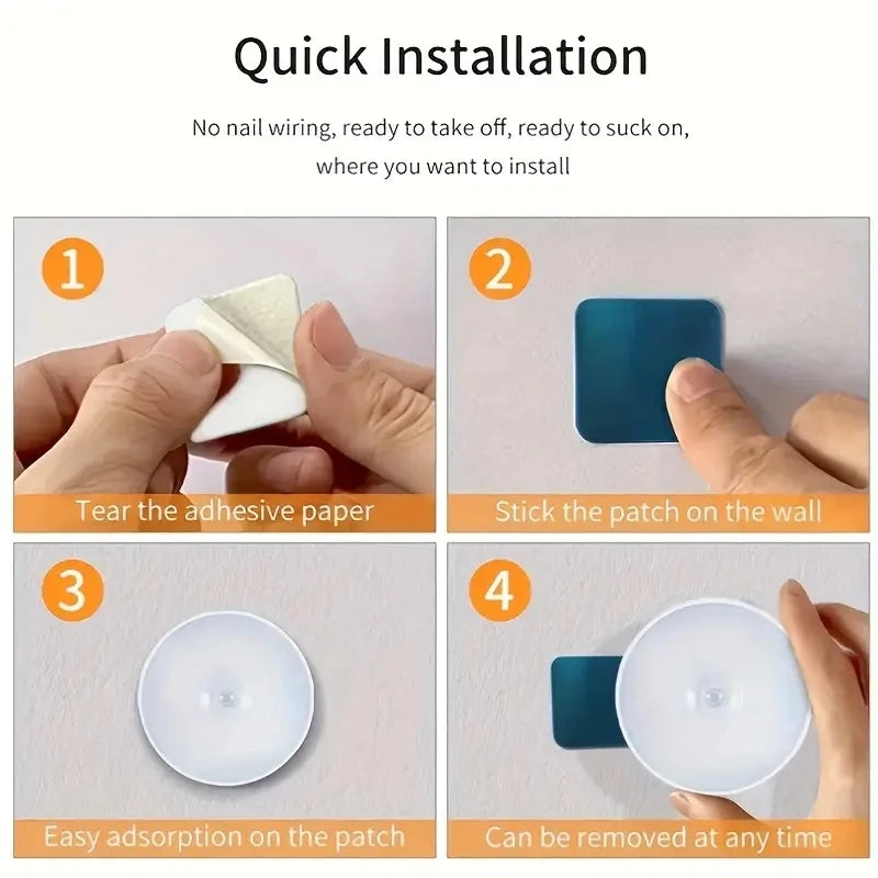 Wireless Motion Sensor Night Light | USB Rechargeable | Bedroom, Hallway & Staircase
