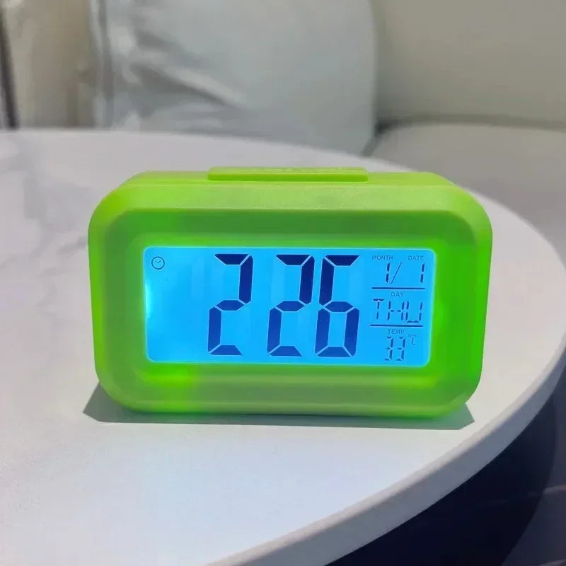 LED Digital Desk Clock | Alarm, Temperature & Date Display | Bedroom & Home Office