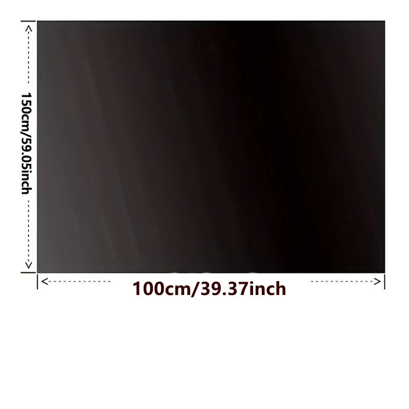 95-98% Blackout Curtain Cloth | Self-Adhesive Velcro Window Covering | Bedroom, Nursery & Shift Workers
