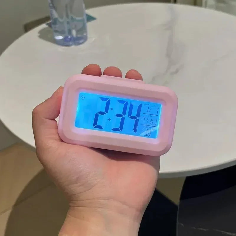 LED Digital Desk Clock | Alarm, Temperature & Date Display | Bedroom & Home Office