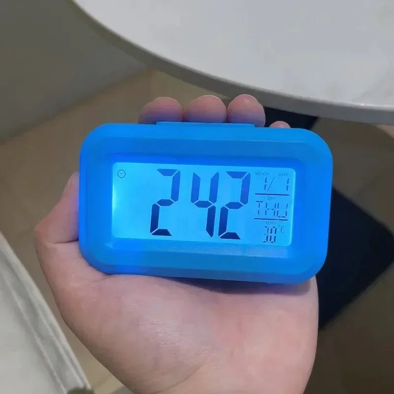 LED Digital Desk Clock | Alarm, Temperature & Date Display | Bedroom & Home Office